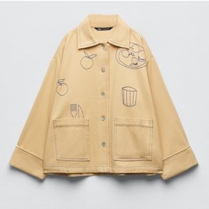 Zara Embroidered Overshirt
